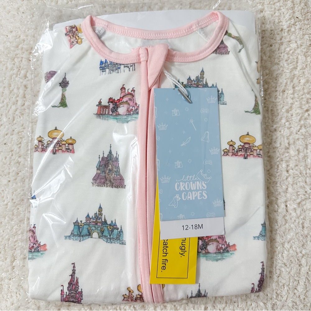 Little Crowns & Capes Castles Zip Sleeper
